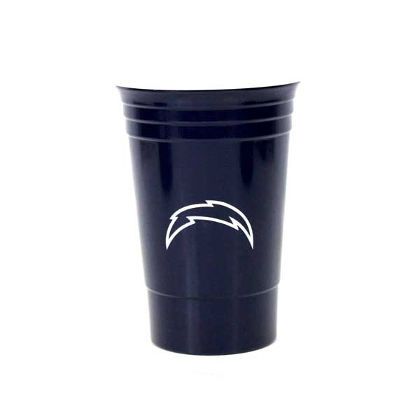 Los Angeles Chargers Cups - 16OZ Navy Double Walled Party Cups - 12 For $30.00 - Wholesale Los Angeles Chargers Products - Chargers Merchandise 2