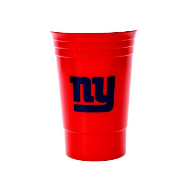 New York Giants Cups - 16OZ Red Double Walled Party Cups - 12 For $30.00  - Wholesale New York Giants Product - Giants Merchandsie