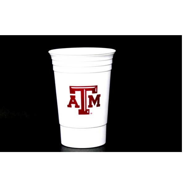 Texas A&M Cups - 16OZ White Double Walled Party Cups - 12 For $30.00 - Texas A&M