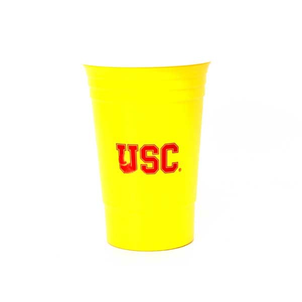 USC Trojans Cups - 16OZ Yellow Double Walled Party Cups - 12 For $30.00 - USC Trojans