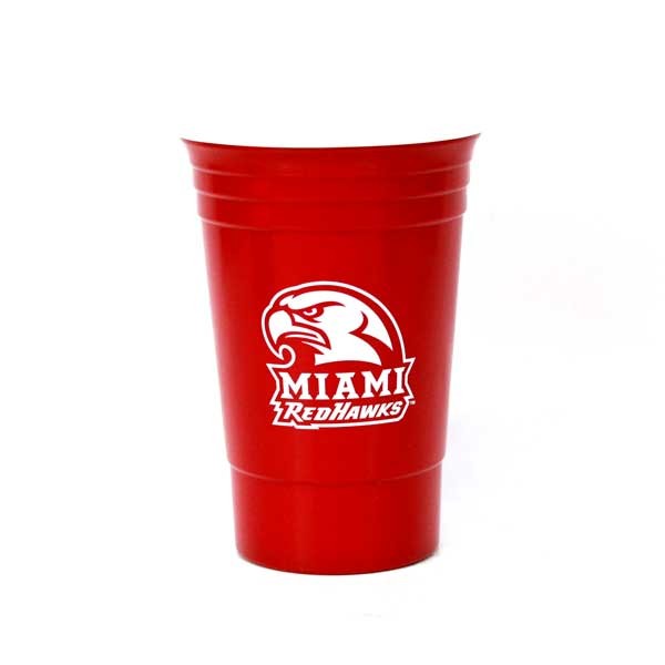 Miami Ohio Redhawks Cups - 16OZ Red Double Walled Party Cups - 12 For $30.00 - Ohio State