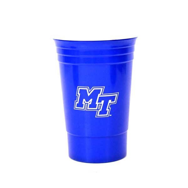 Middle Tennessee Cups - 16OZ Blue Double Walled Party Cups - 12 For $30.00 - Other Teams