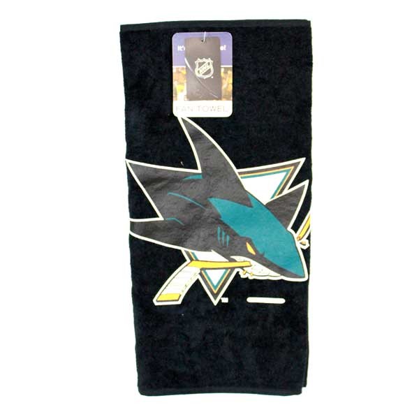 San Jose Sharks Towels - 15"x18" - 6 For $21.00  - San Jose Sharks