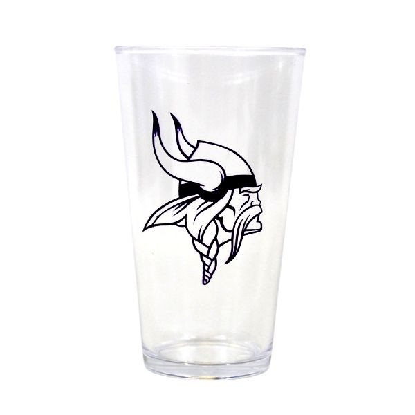 Minnesota Vikings Tumblers - 16OZ Clear Acrylic Team Tumblers - 12 For $18.00 - Wholesale Minnesota Vikings Products - Vikings Merchandise 2
