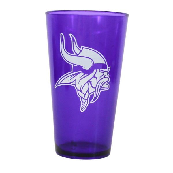 Minnesota Vikings Tumblers - 16OZ Purple Acrylic Team Tumblers - 12 For $18.00 - Wholesale Minnesota Vikings Products - Vikings Merchandise