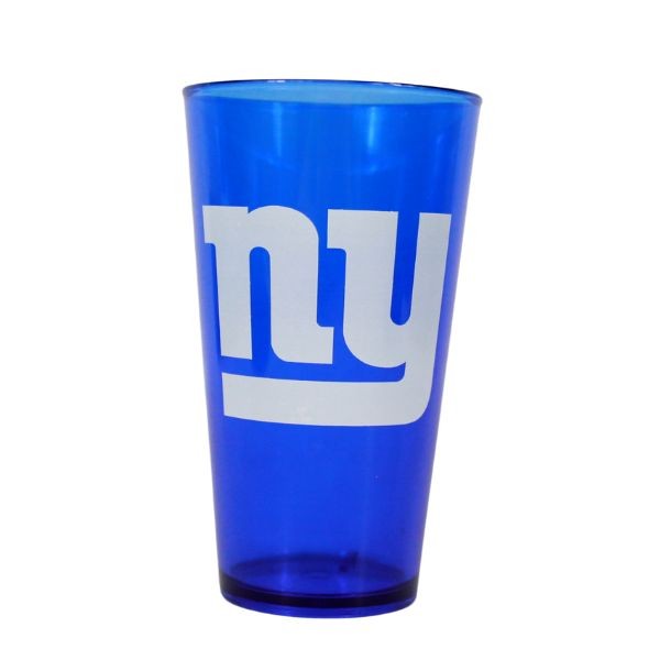 New York Giants Tumblers - 16OZ  Blue Acrylic Team Tumblers - 12 For $18.00 - Wholesale New York Giants Product - Giants Merchandsie 2