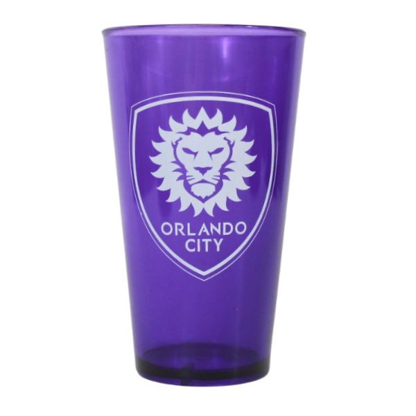 Orlando City FC Tumblers - 16OZ Purple Acrylic Team Tumblers - 12 For $18.00 - Wholesale Mystery Merchandise - Wholesale John Deere - Wholesale Licensed Products