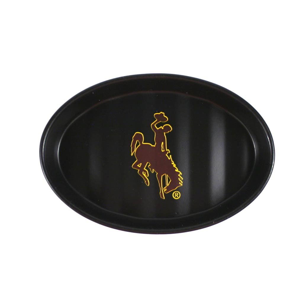 Blowout - Wyoming Cowboys - Soap/Keys/Accessories Dish - 12 For $12.00 - Wyoming Cowboys