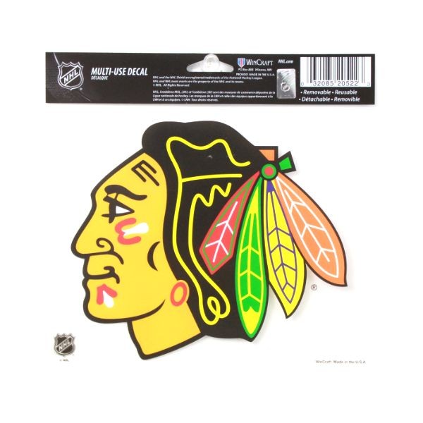 Chicago Blackhawks Decals - Multi-Use Decals - 12 For $18.00 - Chicago Blackhawks