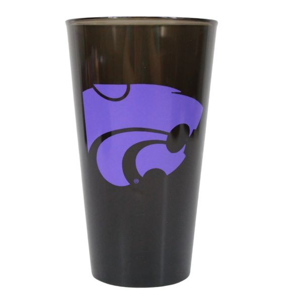 KState Wildcats Tumblers - Black 16OZ Acrylic Team Tumblers - 12 For $18.00 - Kansas State