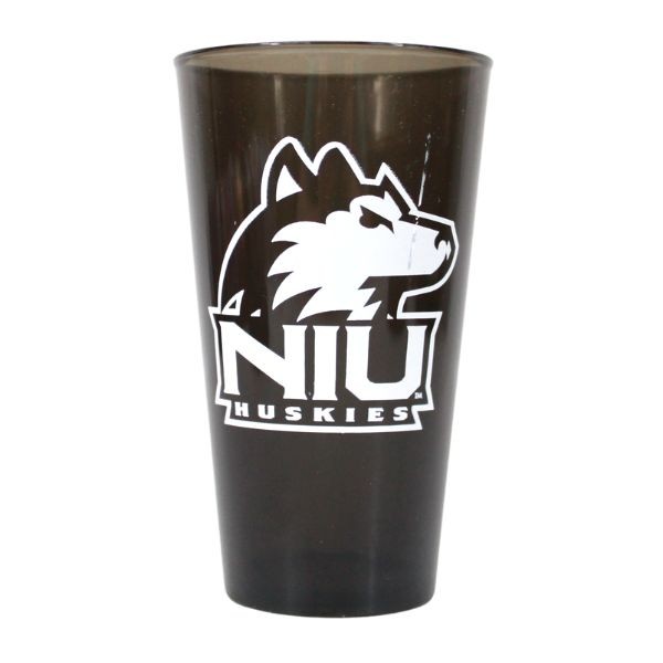 NIU Huskies Tumblers - Black 16OZ Acrylic Team Tumblers - 12 For $18.00 - Illinois
