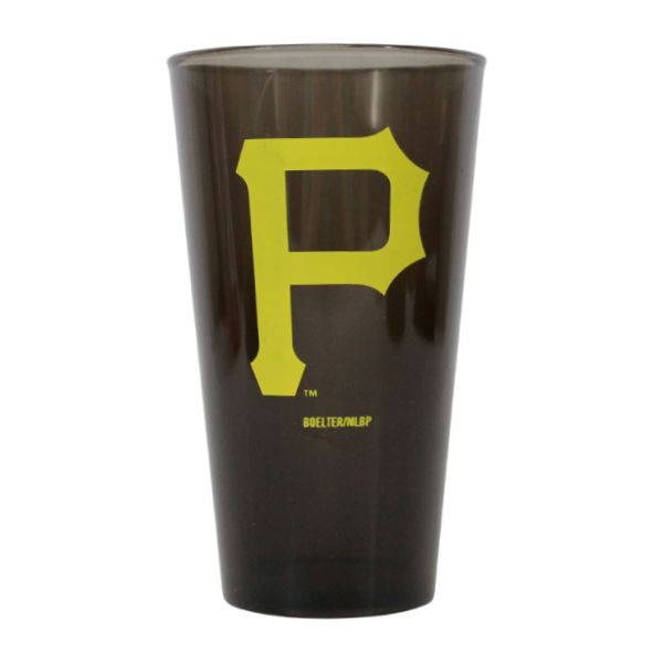 Pittsburgh Pirates Tumblers - Black 16OZ Acrylic Team Tumblers - 12 For $18.00 - Wholesale Pittsburgh Pirates Products - Pirates Merchandise