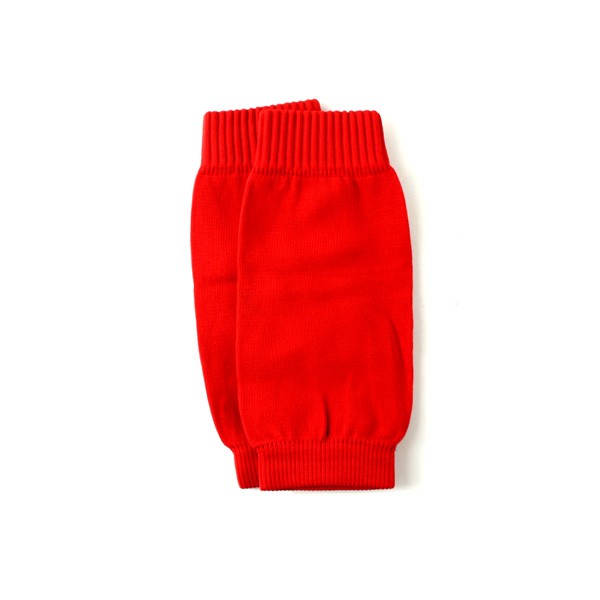 Blowout - YOUTH - Red Sport Nylon Leg Warmers - 12 Pair For $12.00