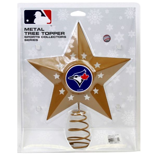 Toronto Blue Jays - Metal Star Tree Topper - 2 For $10.00 - Wholesale Toronto Blue Jays Products - Blue Jays Merchandise