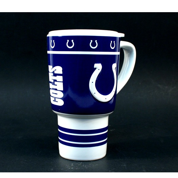 MUST GO DEAL! - Indianapolis Colts Travel Mugs - 15OZ Ceramic - 4 For $16.00 - Wholesale Indianapolis Colts Products - Colts Merchandise 2