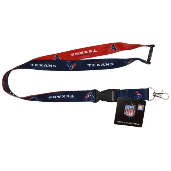 Houston Texans Lanyards - MOJO Style Double Sided - 6 For $18.00 - Wholesale Houston Texans Products - Texans Merchandise