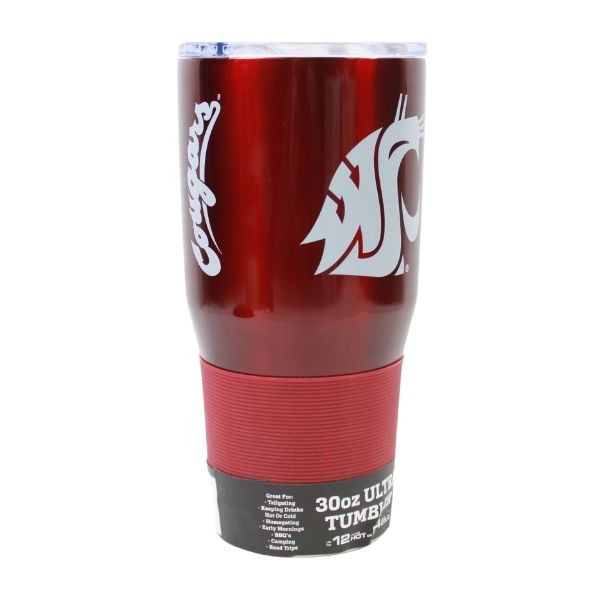 Washington State Cougars - 30OZ Stainless Vac Sealed Ultra Tumblers - 2 For $20.00 - Washington State