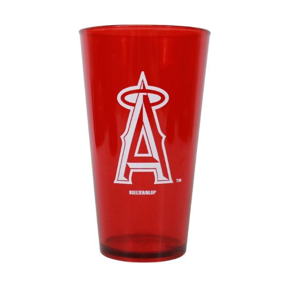 Los Angeles Angels Tumblers - Red 16OZ Acrylic - 24 For $24.00 - Wholesale Los Angeles Angels Products - Angels Merchandise