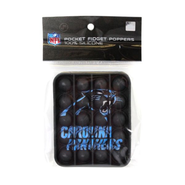 Carolina Panthers - The Square Fidget Popper - 12 For $18.00  - Wholesale Carolina Panthers Products - Carolina Football