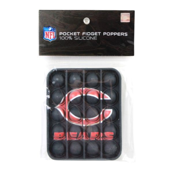 Chicago Bears - The Square Fidget Popper - 12 For $18.00 - Wholesale Chicago Bears Products - Bears Merchandise