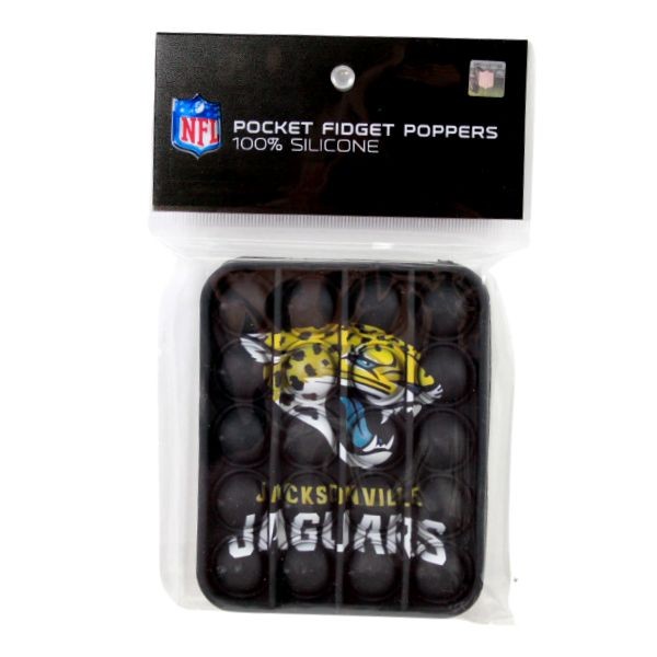 Jacksonville Jaguars - The Square Fidget Popper - 12 For $18.00 - Wholesale Jacksonville Jaguars Product - Jaguars Merchandise
