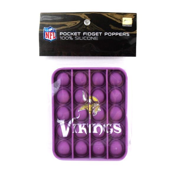 Minnesota Vikings - The Square Fidget Popper - 12 For $18.00 - Wholesale Minnesota Vikings Products - Vikings Merchandise 2