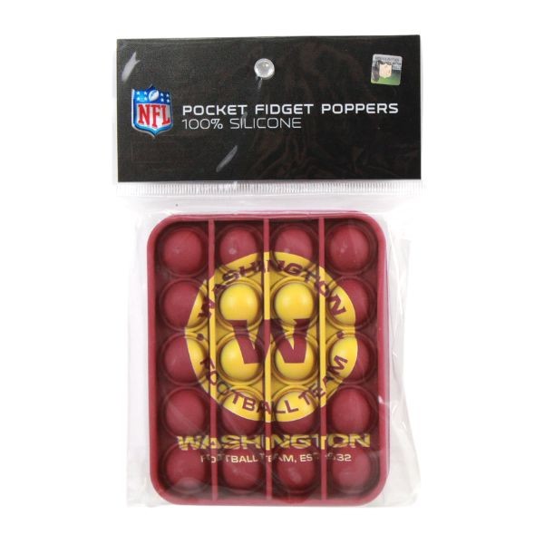 Washington Redskins - The Square Fidget Popper - 12 For $18.00 - Wholesale Washington Redskins Products - Redskins Merchandise