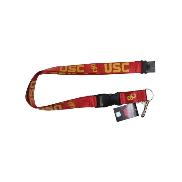 USC Trojans - Red Team Color 2Sided Lanyards - 6 For $18.00 - USC Trojans