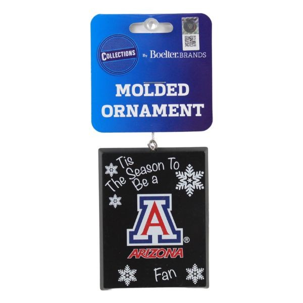 Arizona Wildcats Ornaments - Tis The Season Style Team Ornaments - 6 For $15.00 - Arizona Wildcats