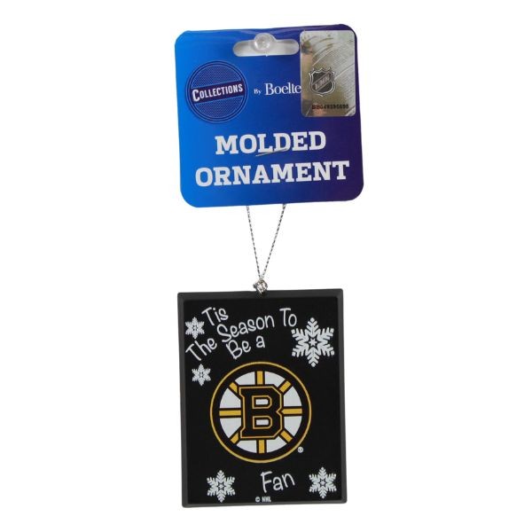 Boston Bruins Ornaments - Tis The Season Style Ornaments - 6 For $15.00 - Boston Bruins