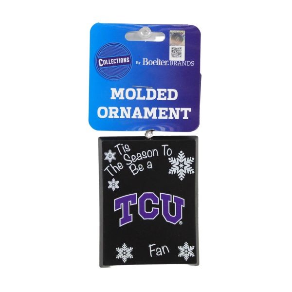 TCU Horned Toads - Tis The Season Ornaments - 6 For $15.00 - TCU