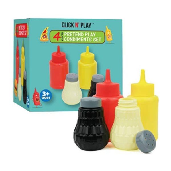 Pretend Play - 4PC Set Condiment Kit - 36 Sets For $27.00