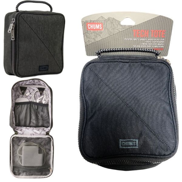 Tech Bags - Chum Tech Products - Black Tech Totes - Hold Your Tech - 6 For $30.00