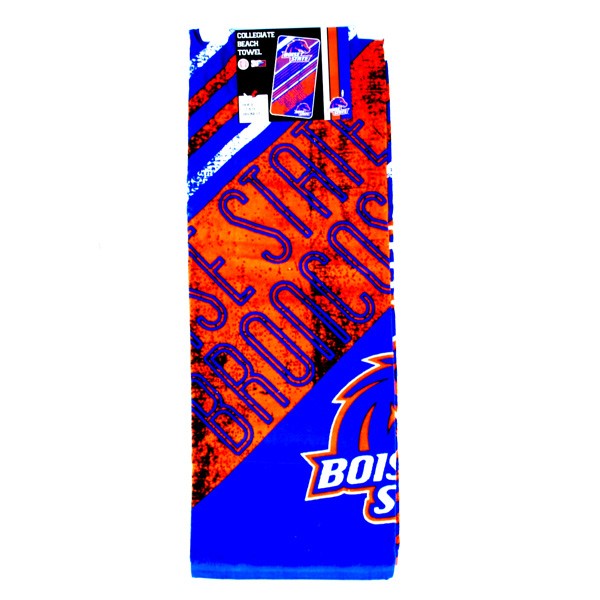 Boise State Beach Towels - Full Size Diagonal Style - 2 Towels For $16.00 - Boise State