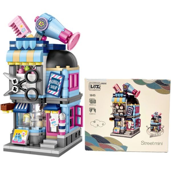 LOZ Stem Building Kits - 403PC Barber Shop Block Kit - 4 Kits For $20.00