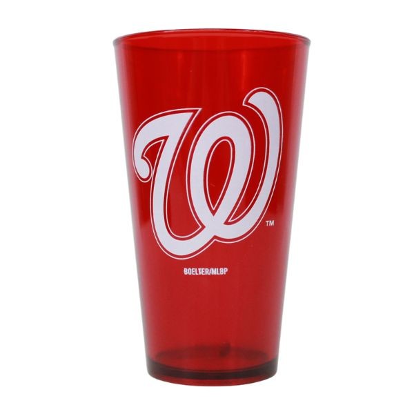 Washington Nationals Tumblers - 16OZ Red Acrylic Tumblers - 24 For $24.00 - Wholesale Washington Nationals Products - Nationals Products