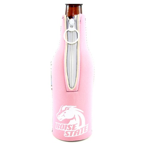 Boise State Bottle Huggies - Pink Zip Up Style - 12 For $12.00 - Boise State