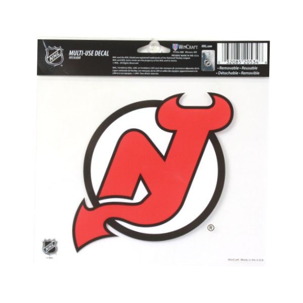 New Jersey Devils Team Decals - Multi-Use Decals - 12 For $18.00 - New Jersey Devils