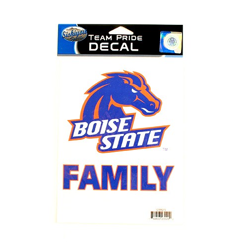 Boise State Decals - 5.5"x6.5" TEAM PRIDE FAMILY DECALS - Series2 - 12 For $24.00 - Boise State