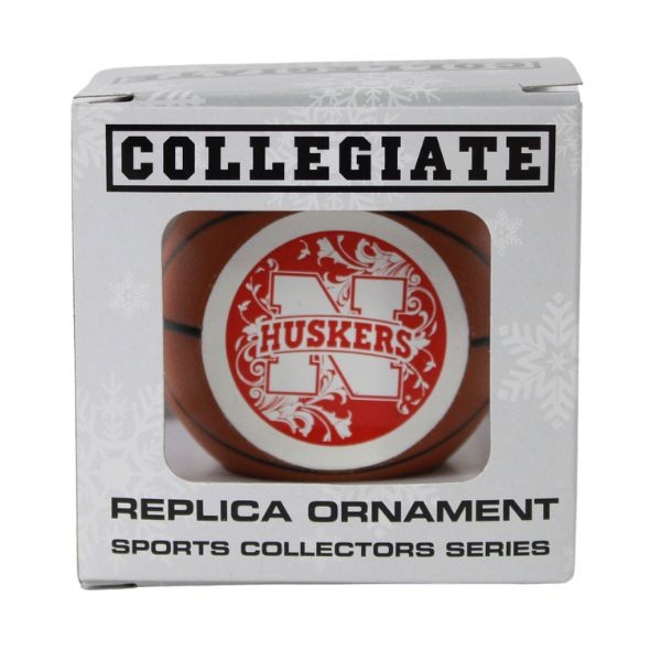 Nebraska Huskers Ornaments - Basketball Style - 6 For $21.00 - Nebraska Huskers