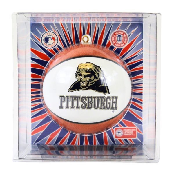 University Of Pittsburgh Ornaments - Basketball Style - 6 For $21.00 - Other Teams