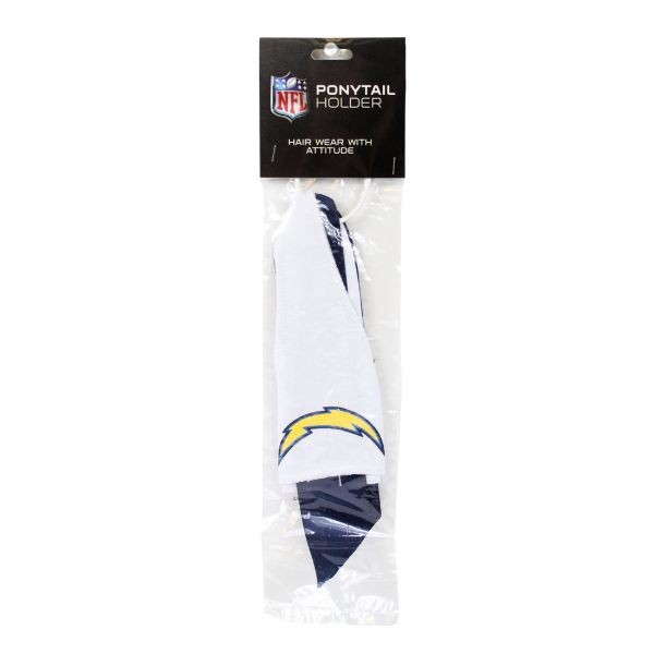 Los Angeles Chargers Hair Accessories - Jersey PonyTail Holders - 12 For $18.00 - Wholesale Los Angeles Chargers Products - Chargers Merchandise