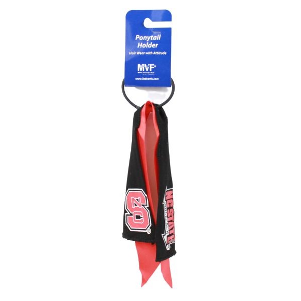 NC State Wolfpack Hair Accessories - Jersey PonyTail Holders - 12 For $18.00 - NC State