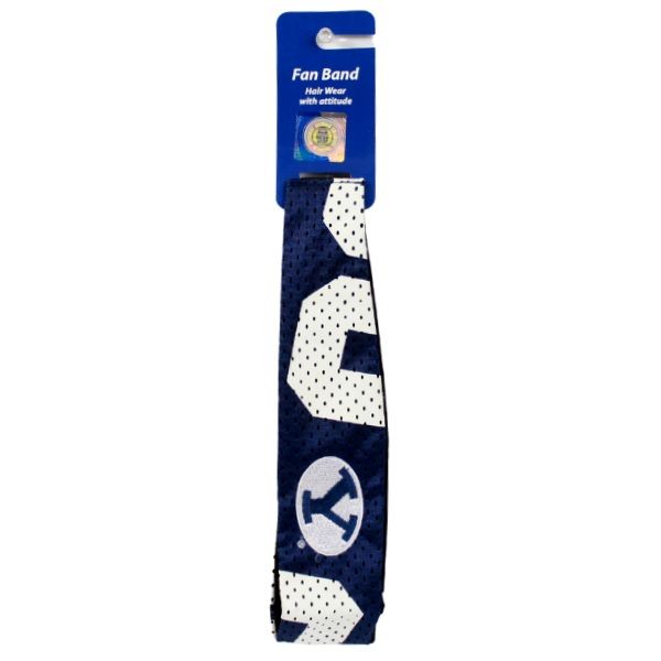 BYU Hair Accessories - Jersey Style Fan Headbands - 12 For $18.00 - BYU