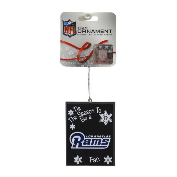 Los Angeles Rams Ornaments - Tis The Season Style - 6 For $21.00 - Wholesale Los Angeles Rams Products - Rams Merchandise 2