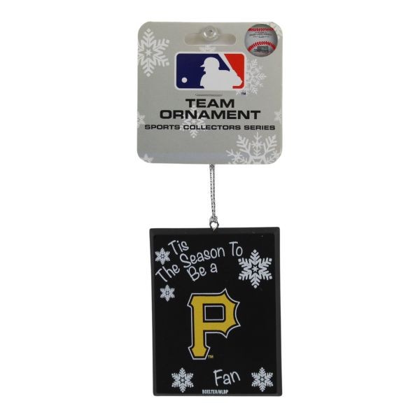 Pittsburgh Pirates Ornaments - Tis The Season Style - 6 For $21.00 - Wholesale Pittsburgh Pirates Products - Pirates Merchandise