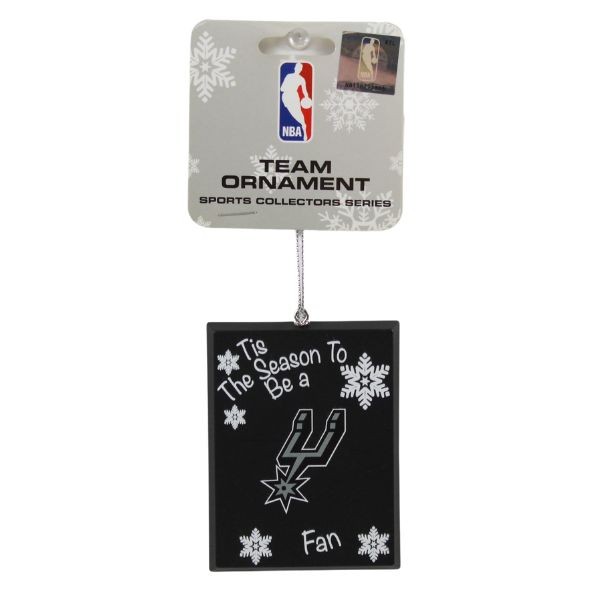 San Antonio Spurs Ornaments - Tis The Season Style - 6 For $21.00 - San Antonio Spurs