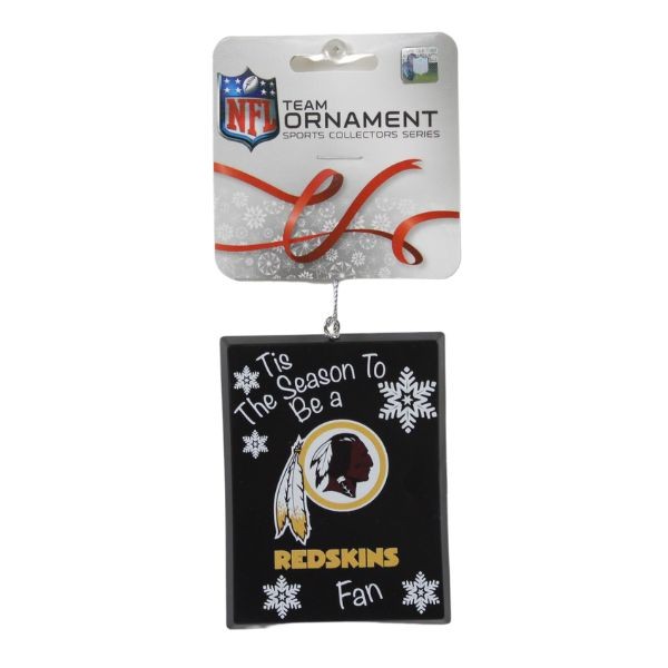 Washington Redskins Ornaments - Tis The Season Style - 6 For $21.00 - Wholesale Washington Redskins Products - Redskins Merchandise 2