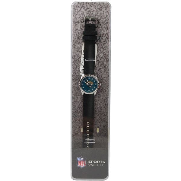 Jacksonville Jaguars Watches - The NICKEL Series - (May Need Batteries) - 4 For $20.00 - Wholesale Jacksonville Jaguars Product - Jaguars Merchandise