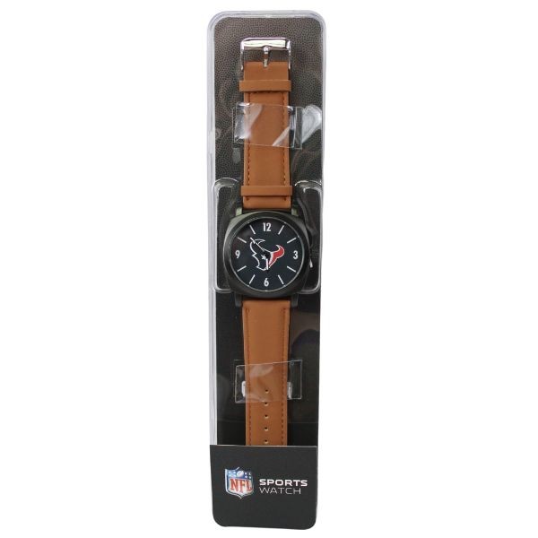Houston Texans Watches - The KNIGHT Series - (May Need Batteries) - 4 For $20.00 - Wholesale Houston Texans Products - Texans Merchandise